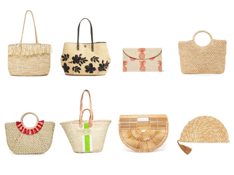 Straw Bags To Buy and Take On Vacation and wear in the spring