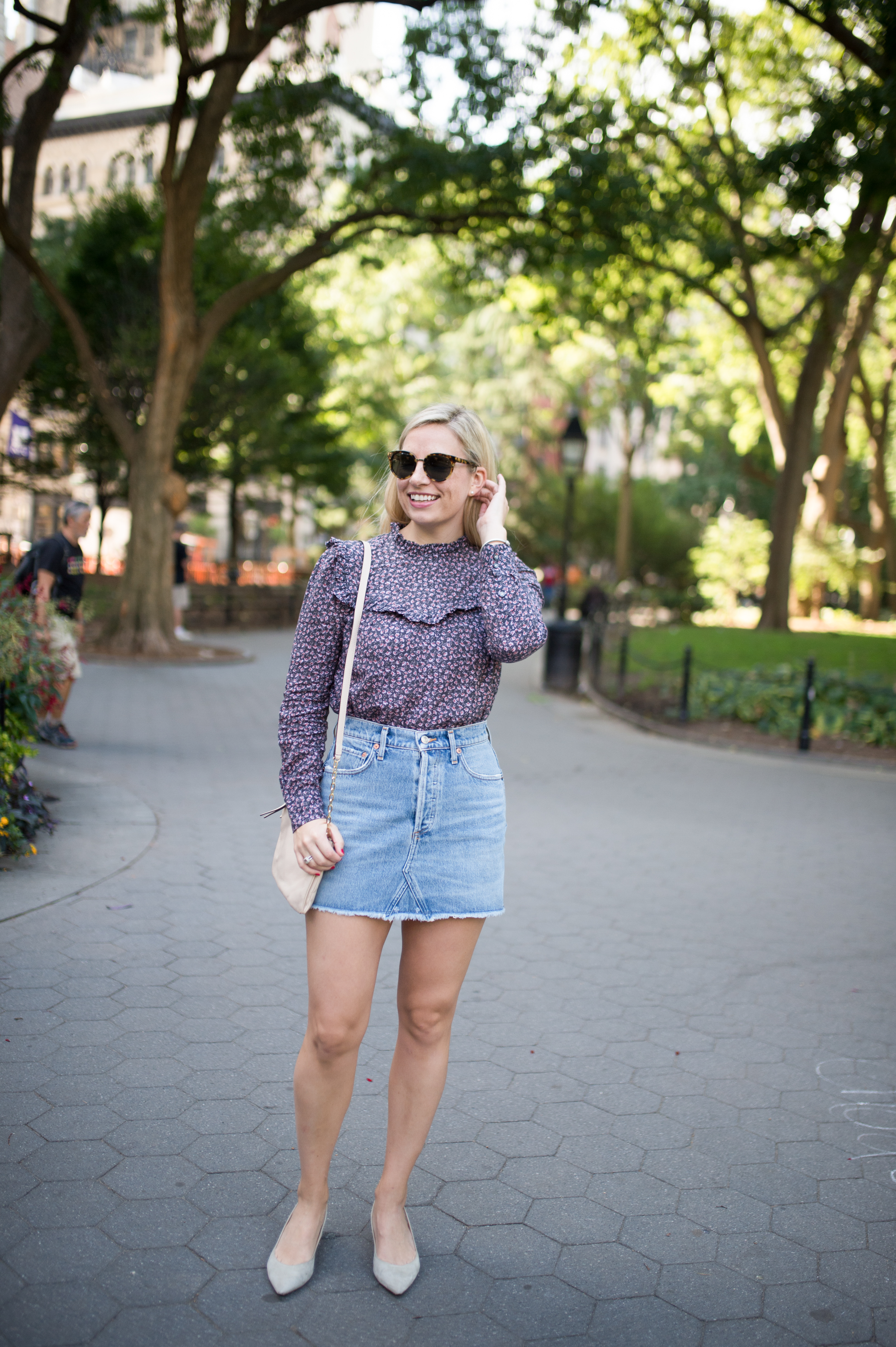 denim skirt