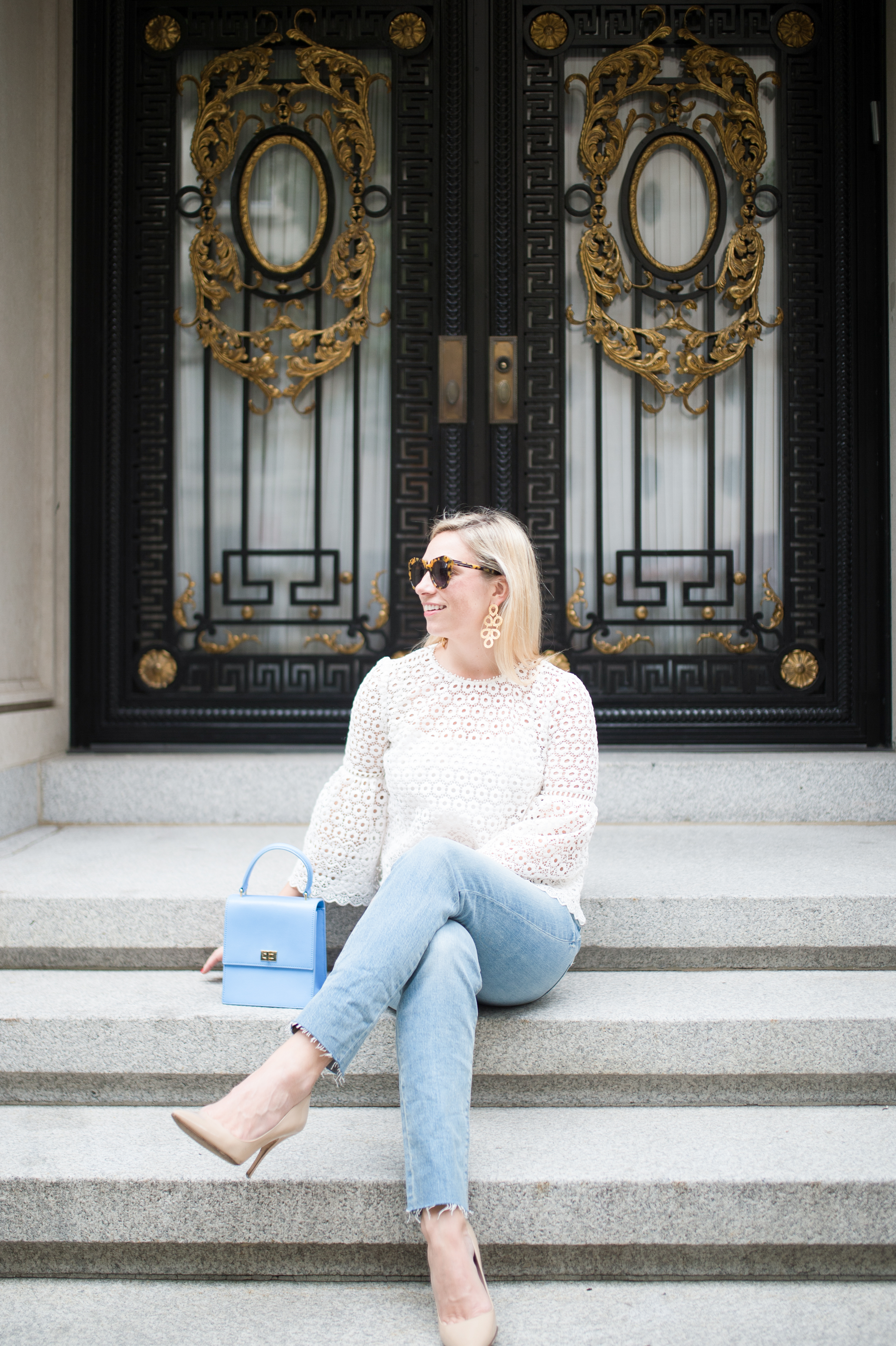 J.crew lace top