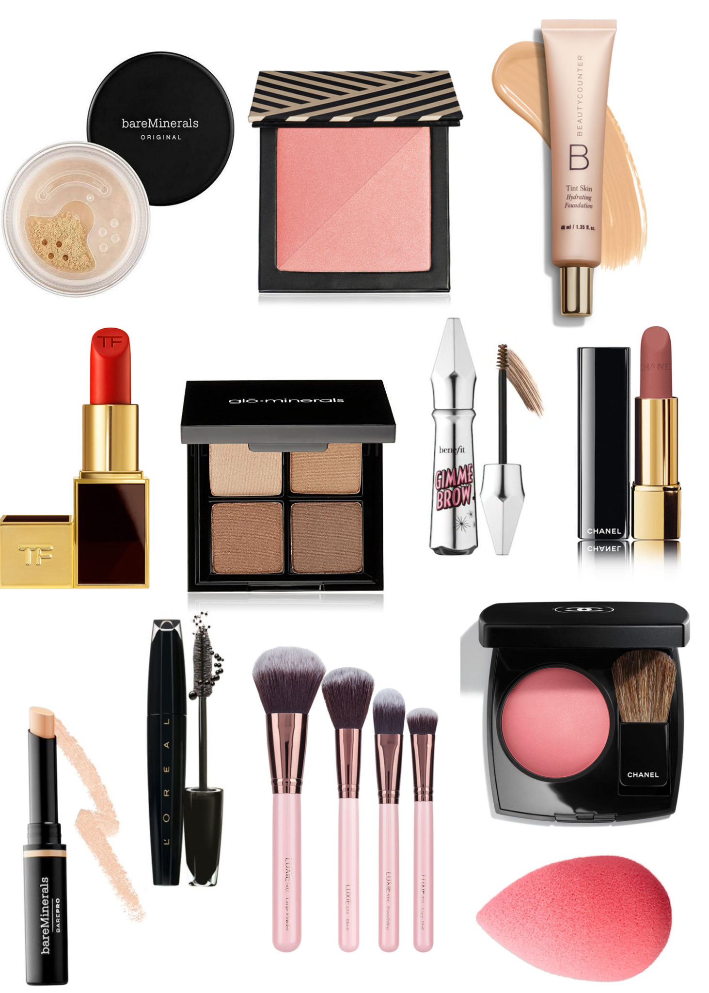 makeup blush lipstick foundation Chanel Tom Ford Beautycounter - Blush &  Blooms // Powered by chloédigital