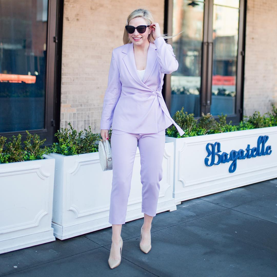 Classic Work Blazer & Trouser Set - Lilac – The Ambition Collective