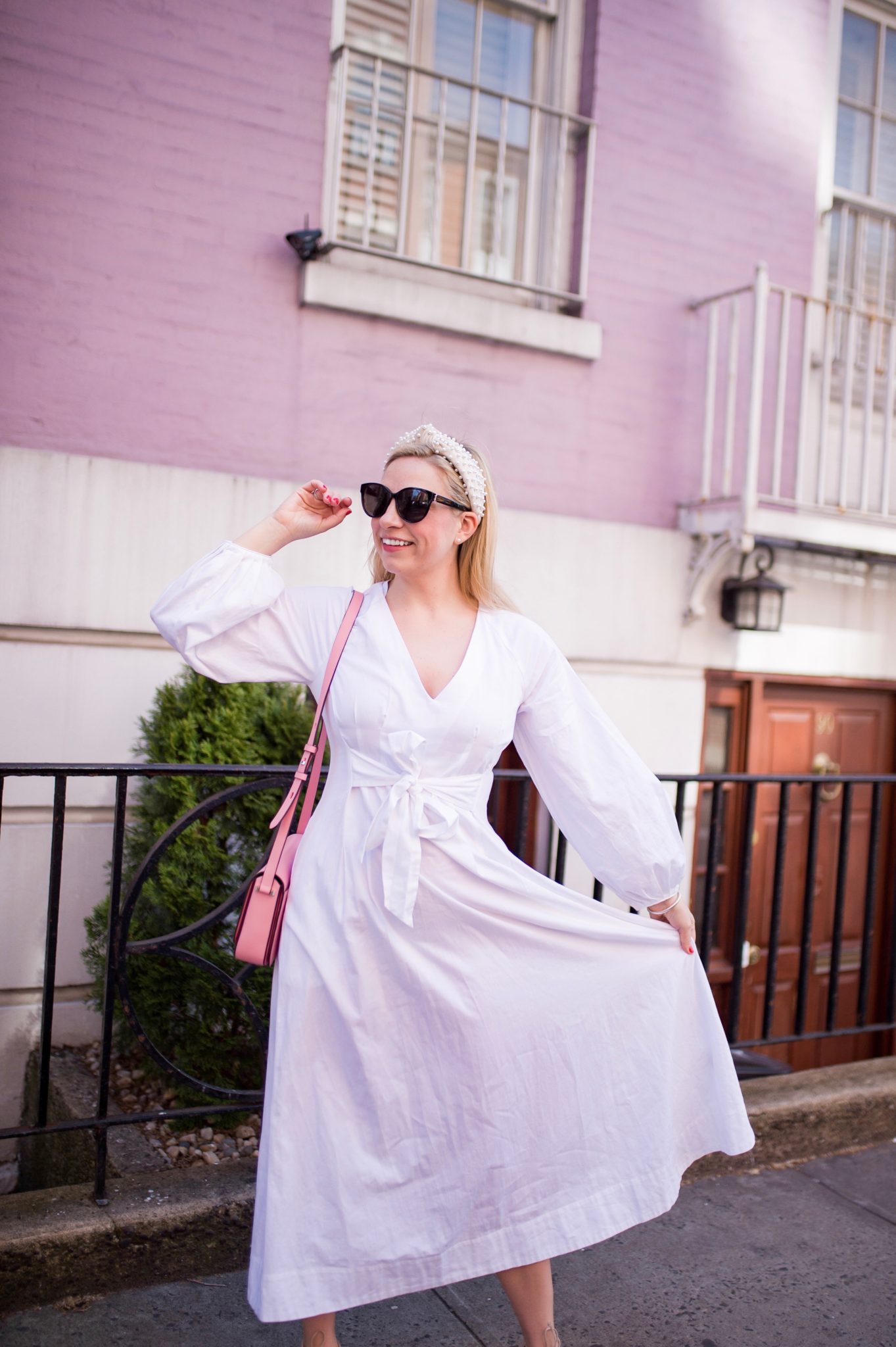 The White Midi Dress