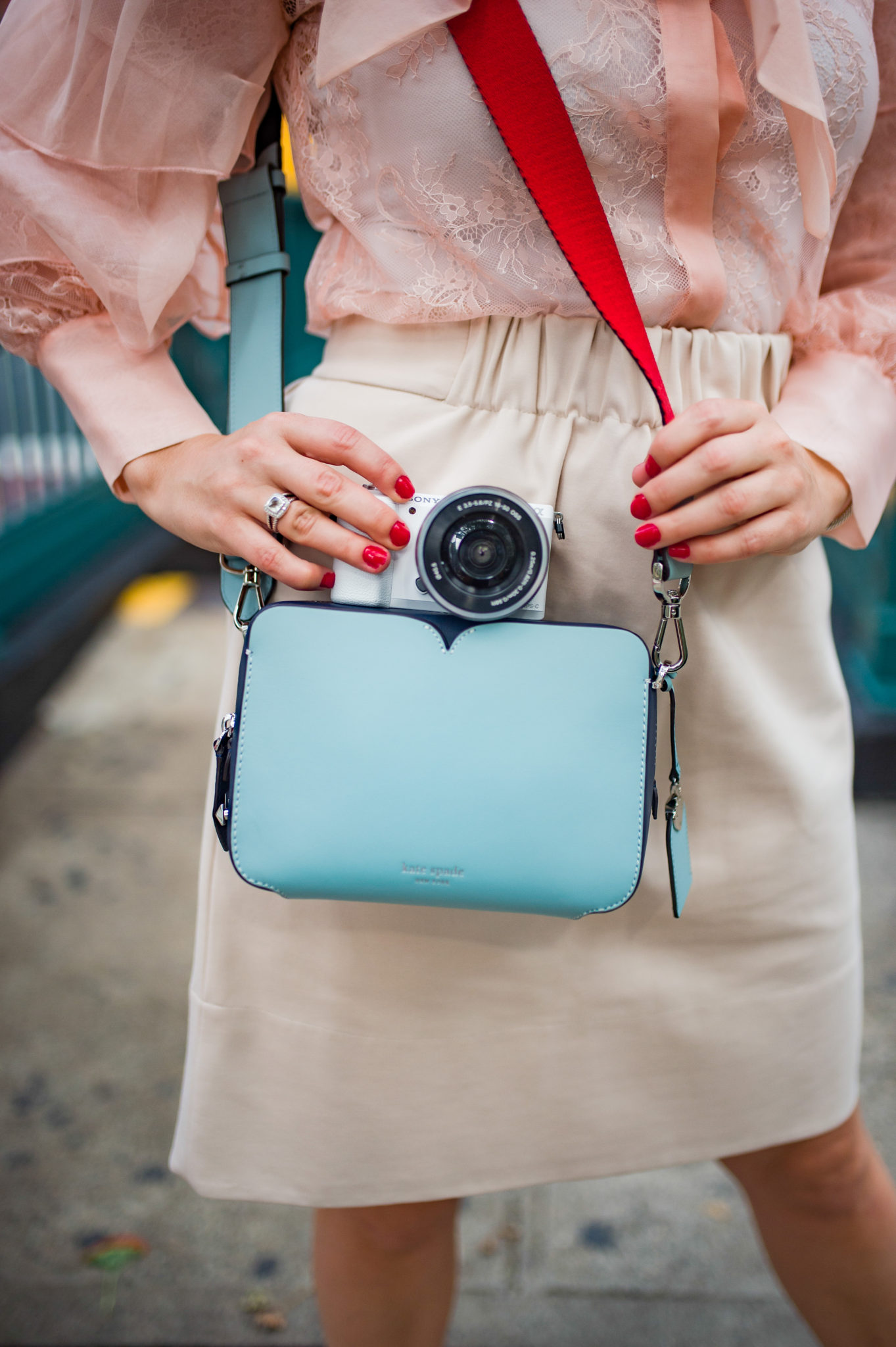 Kate Spade Camera Bag - Blush & Blooms