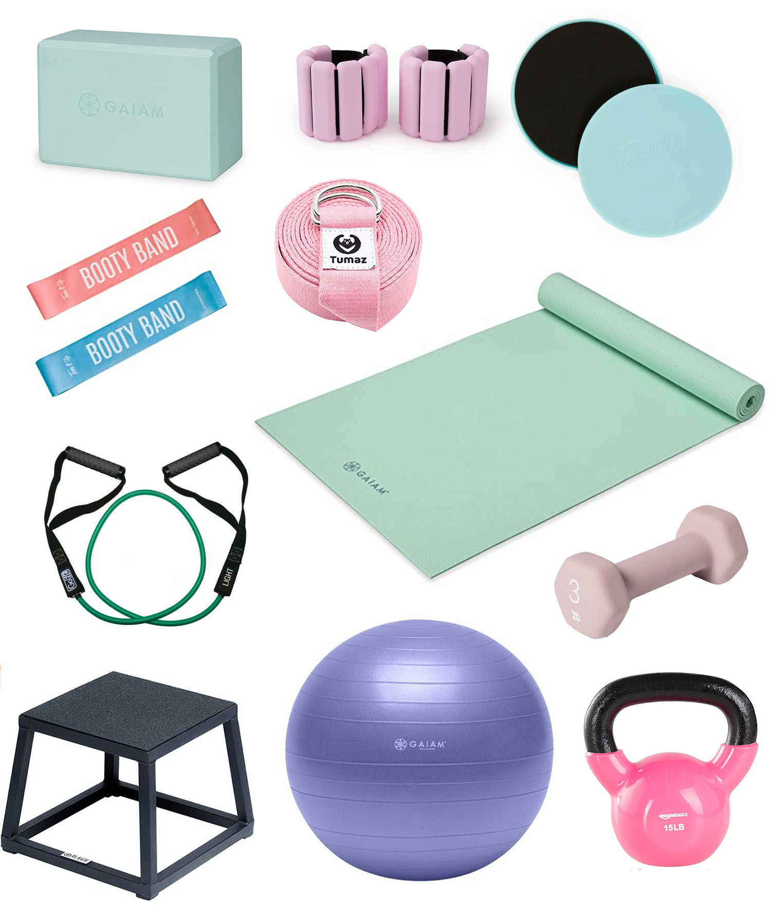 At Home Workout Equipment - Blush & Blooms